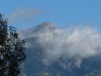First Snow Of The Season Kisses The Sacred Peak; Devoted To Thoreau
