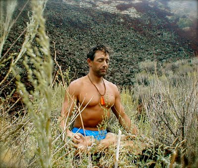 meditation posture like "an arrow"